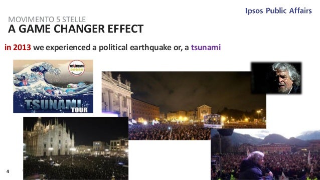 37 © 2015 Ipsos.
A GAME CHANGER EFFECT
MOVIMENTO 5 STELLE
… with victims, politicians …
… and pollster alike
they got a sh...