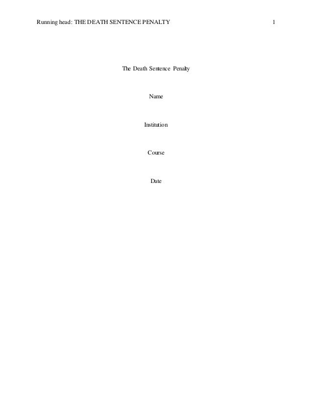Business Law Essays English Narrative Essay Topics also Science Topics For Essays The Death Sentence Penalty Essay High School Reflective Essay