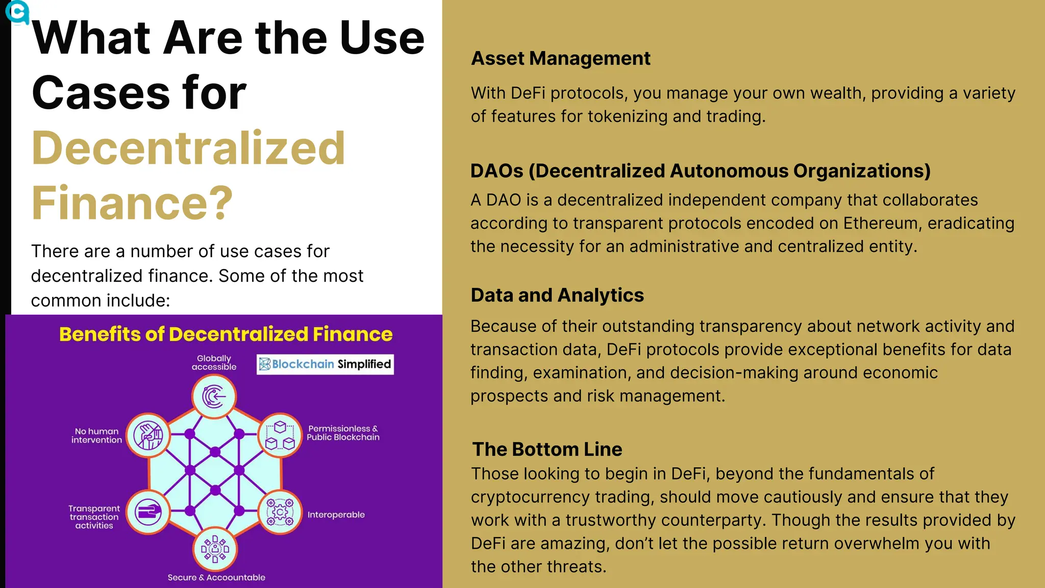 What Is DeFi? Guide to Decentralized Finance | PPTX | Financial ...