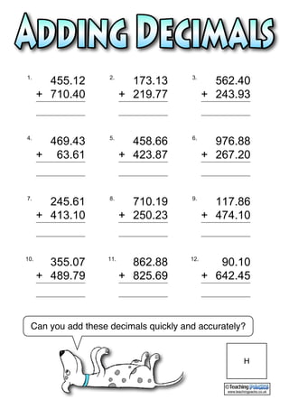 The Decimals Pack | PPT