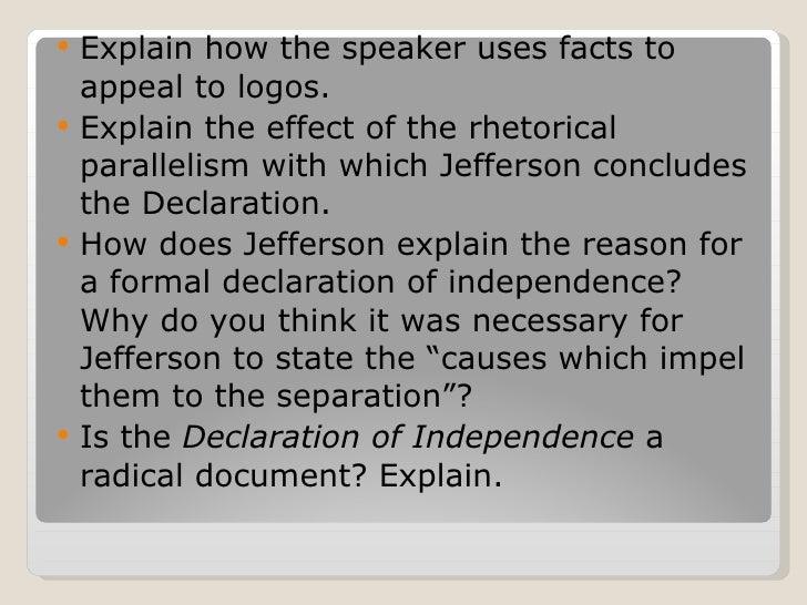 The Declaration Of Independence