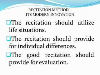 The deductive, inductive and recitation method of teaching | PPTX ...