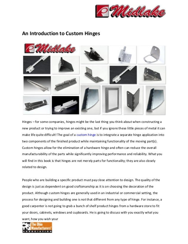 The Definitive Guide to Custom Hinge Manufacturing