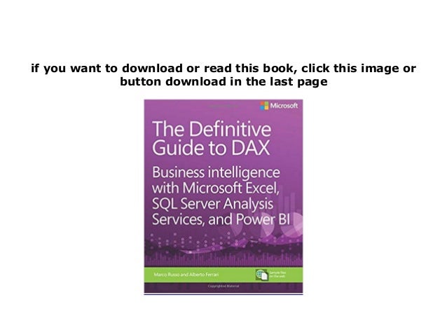The Definitive Guide To Dax 2nd Edition Pdf - ebook_$ library The Definitive Guide to DAX Business intelligence with