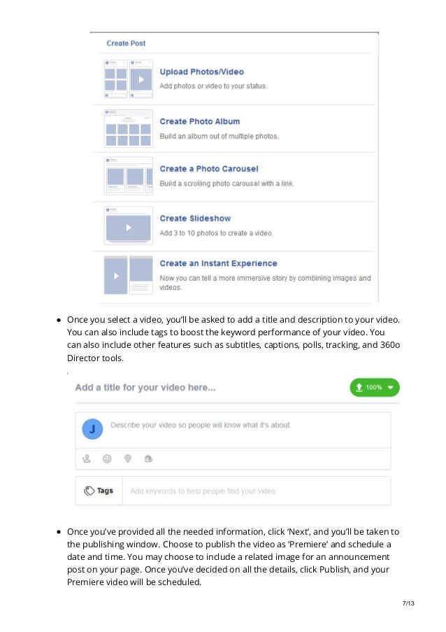 The definitive guide to facebook premiere