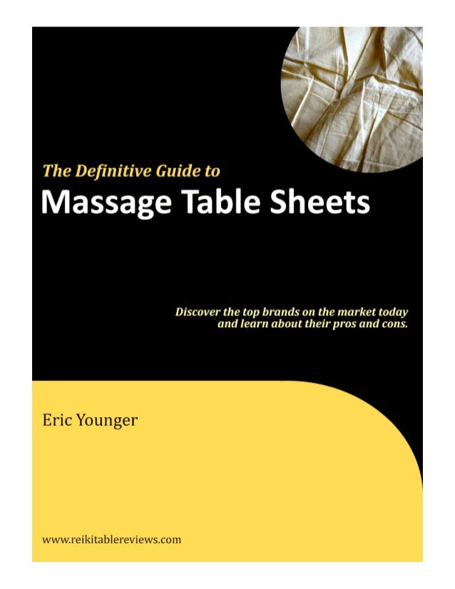 The Definitive Guide To Massage Table Sheets