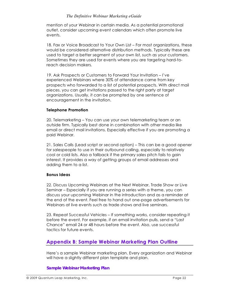 the definitive webinar marketing eguide webinar invitation samples