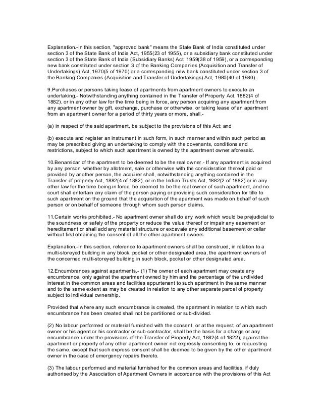 Apartment Building Ownership the delhi apartment ownership act, 1986 Apartment Building Ownership the delhi apartment ownership act, 1986
