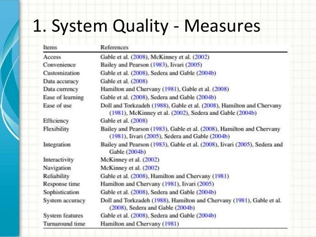 information system success model pdf