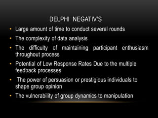 The delphi method final ppt | PPT