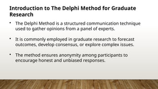 The Delphi Method For Graduate Research.pptx