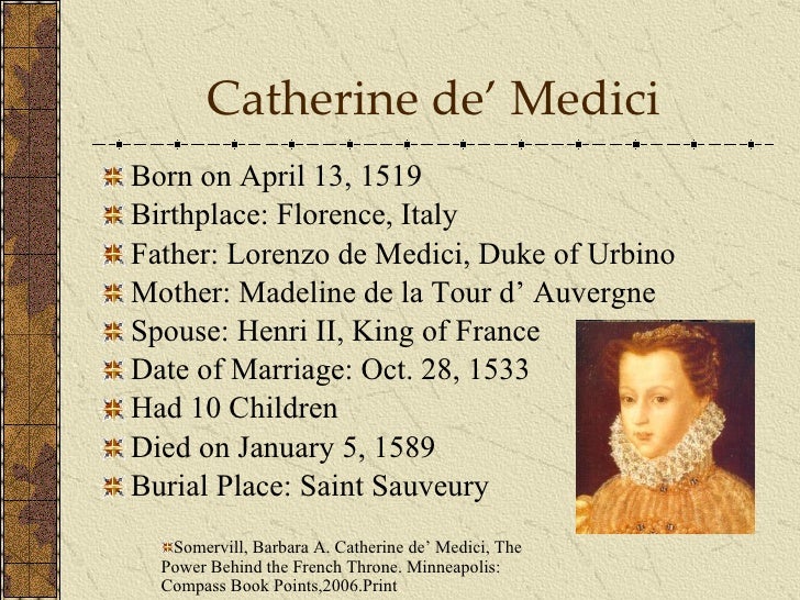 The De Medici Family Power Point