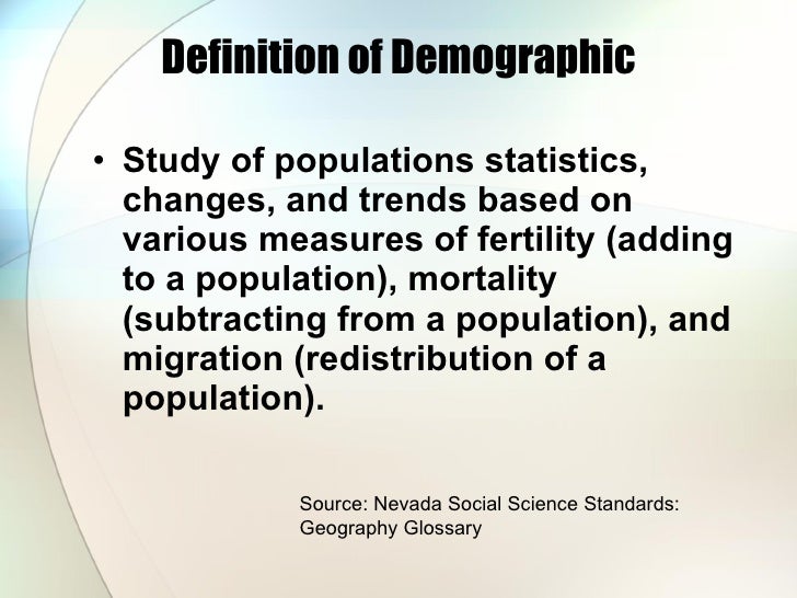 The Demographic Transformation
