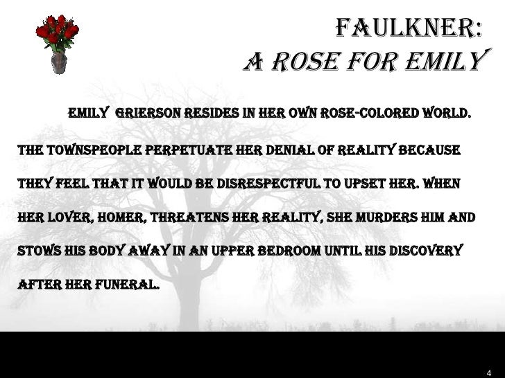 good thesis statements for a rose for emily