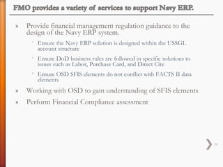 The Department of the Navy Financial management (ERP)