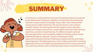 The deped framwork for teaching science.pdf