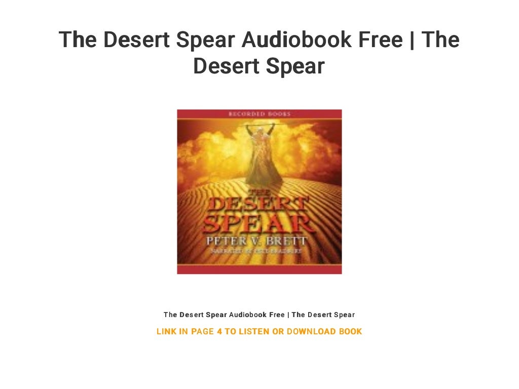 the desert spear series