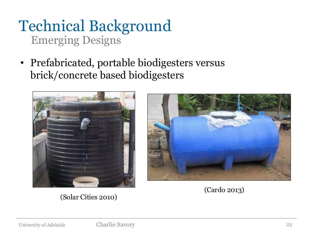 The Design & Build of a Biodigester Toilet