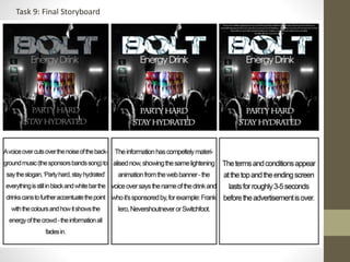 Task 9: Final Storyboard
 