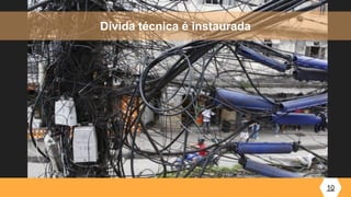10
Dívida técnica é instaurada
 