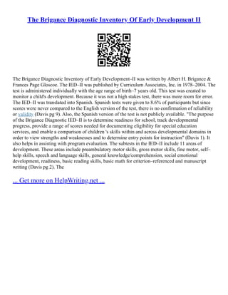 The Developmental Coordination Disorder Questionnaire | PDF