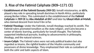 Fatimid Ruler The Development of Ismailism Its Theology, Jurisprudence, and Mission.pptx