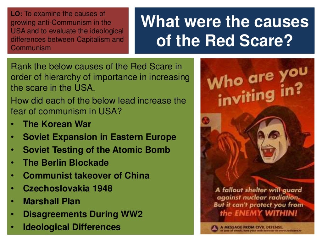 The Development of the Red Scare