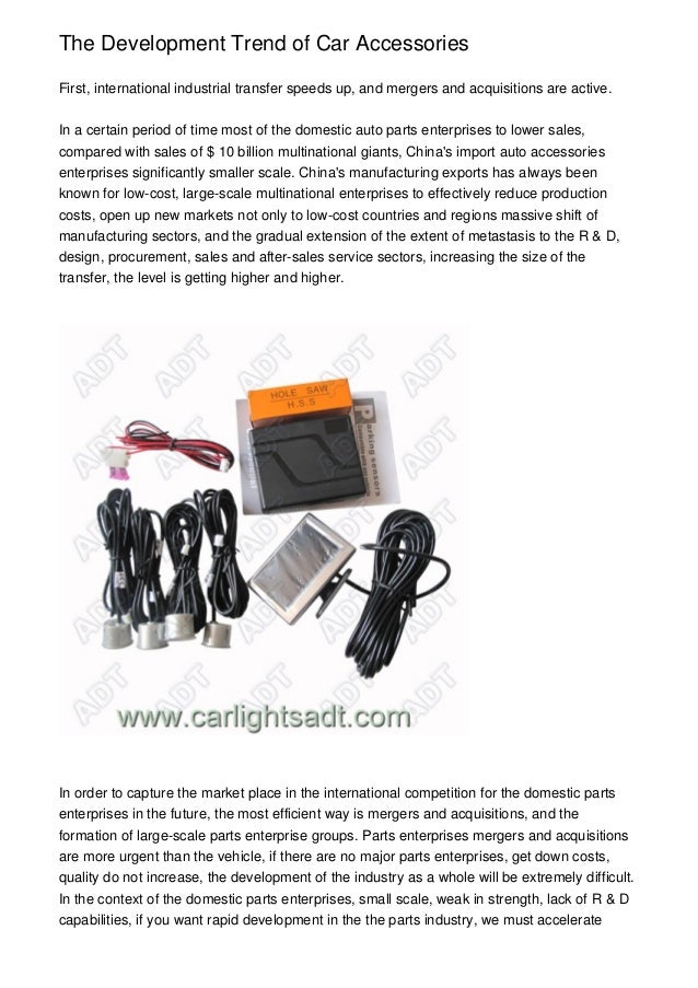 The Development Trend of Car Accessories The Development Tren
