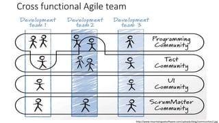 Cross functional Agile team
http://www.mountaingoatsoftware.com/uploads/blog/communities2.jpg
 