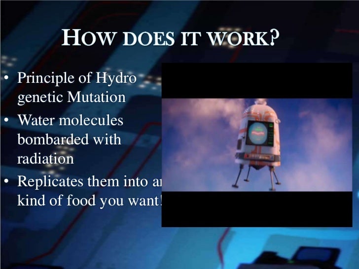 The Dynamic Food Replicator