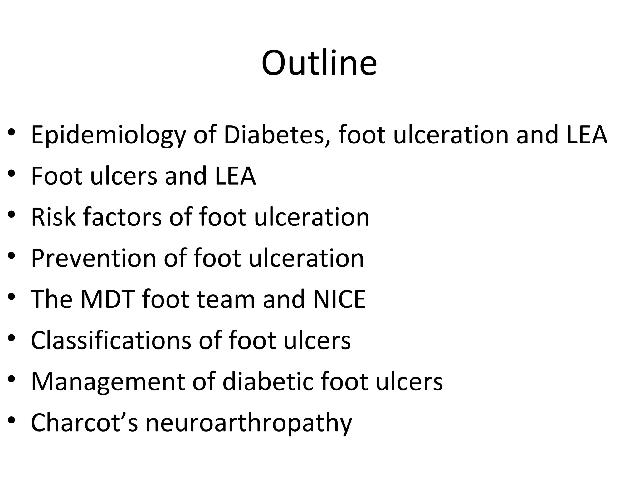 The diabetic foot | PPT