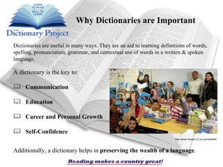 Project Word Study Dictionary The Dictionary Project | PPT