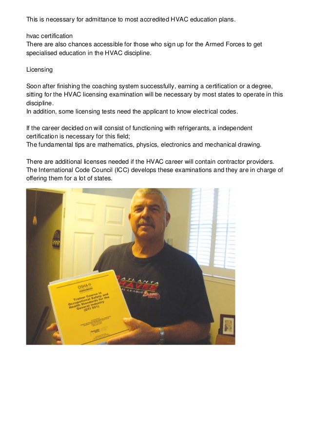 How to Get Your HVAC Certification and HVAC Licensing