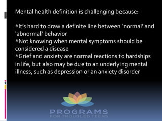 The Difference Between Mental Health and Mental Illness - Troubled ...