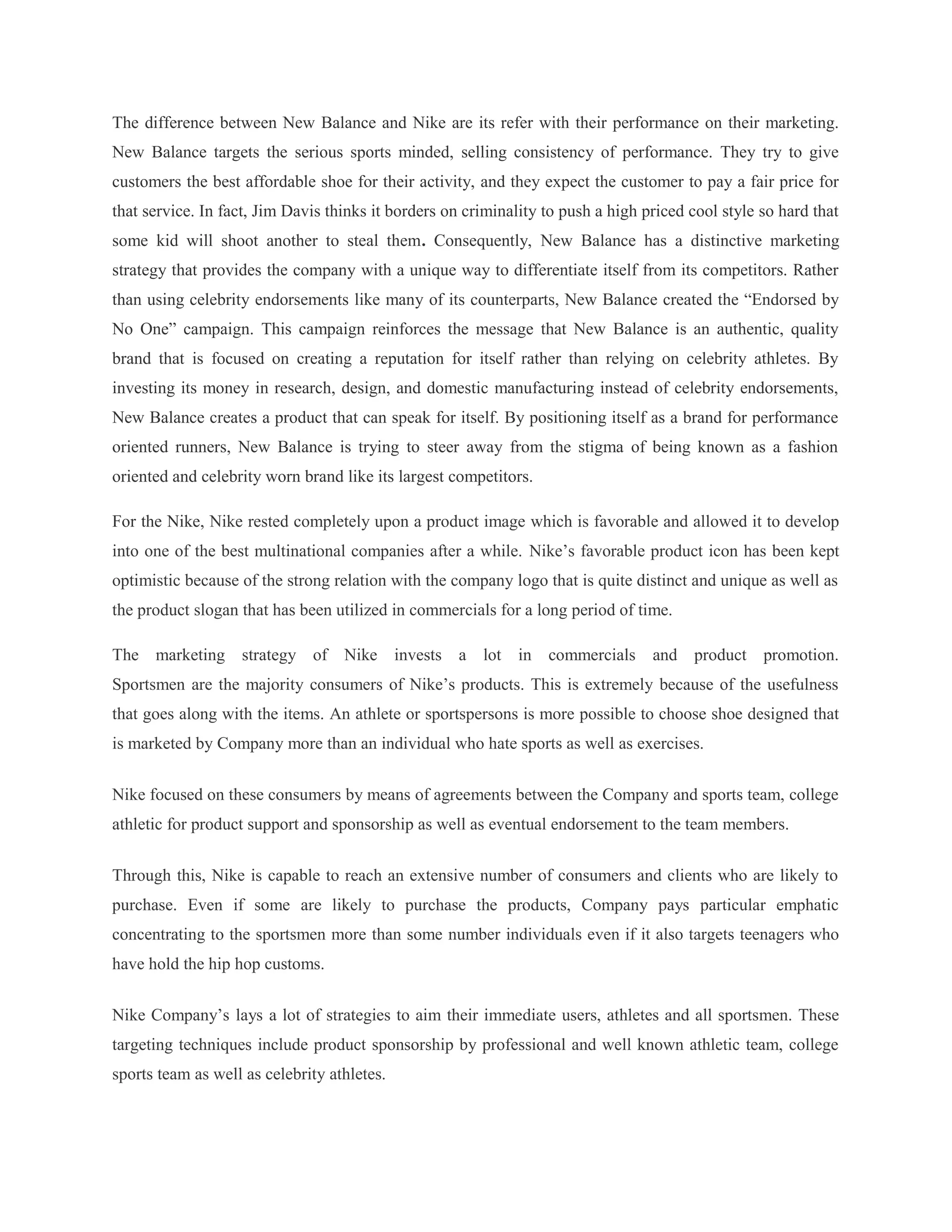 is new balance a nike company