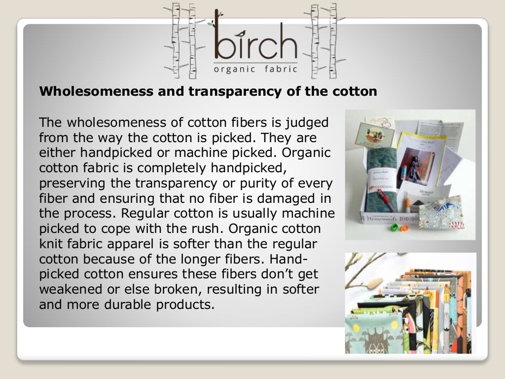 The Difference between Organic Cotton Apparel Fabric vs Regular Cotto…