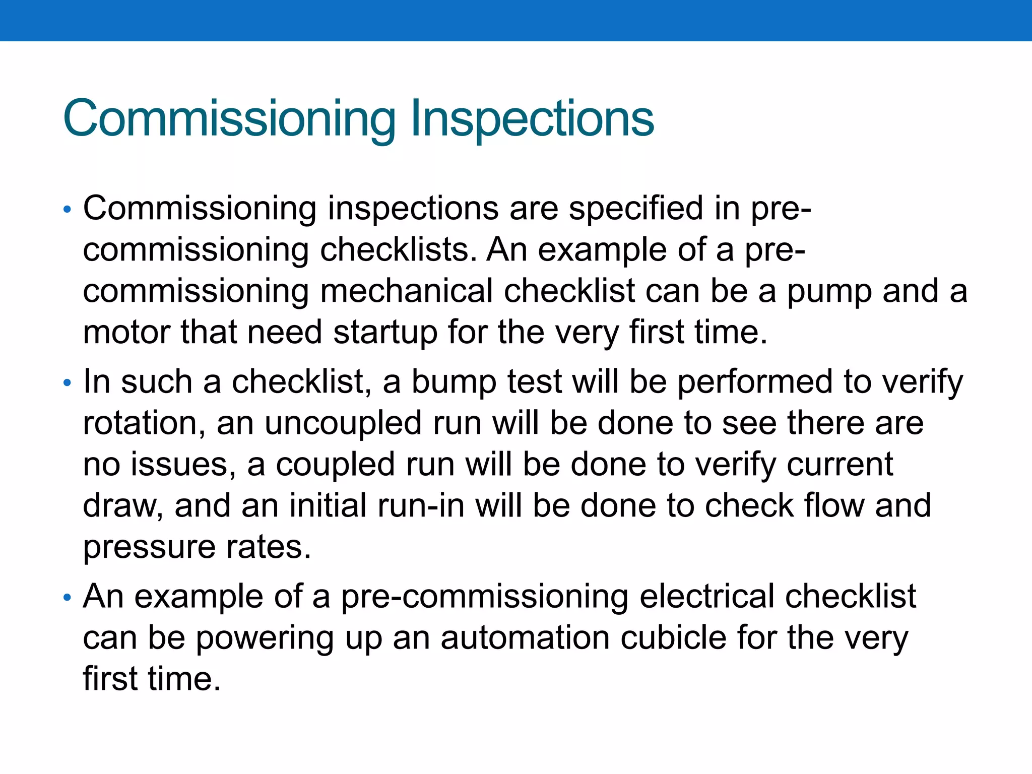 Difference Between Quality Control Inspection and Commissioning ...
