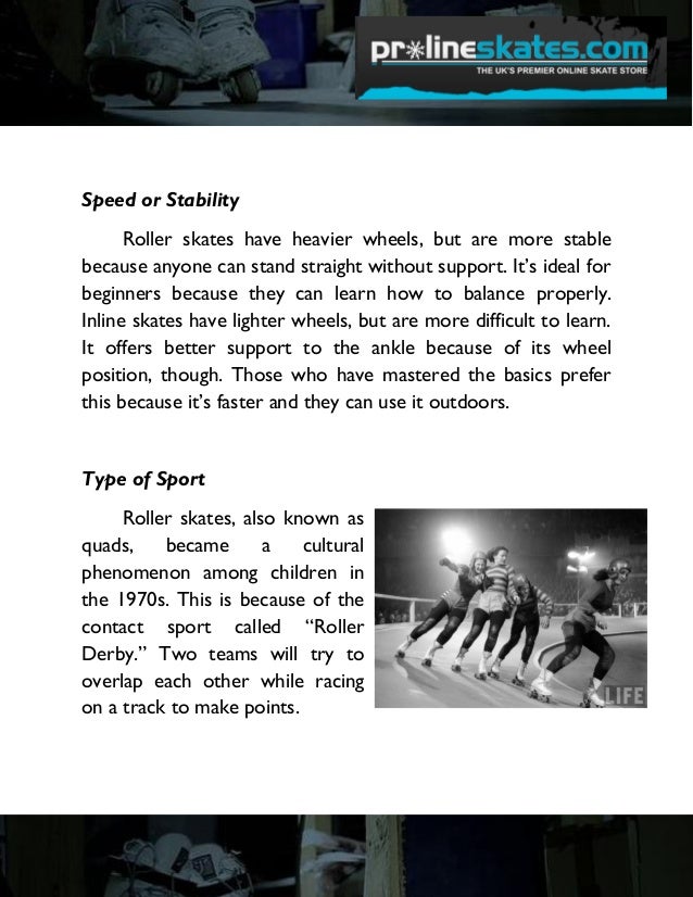 The Difference Between Roller Skates and Inline Skates