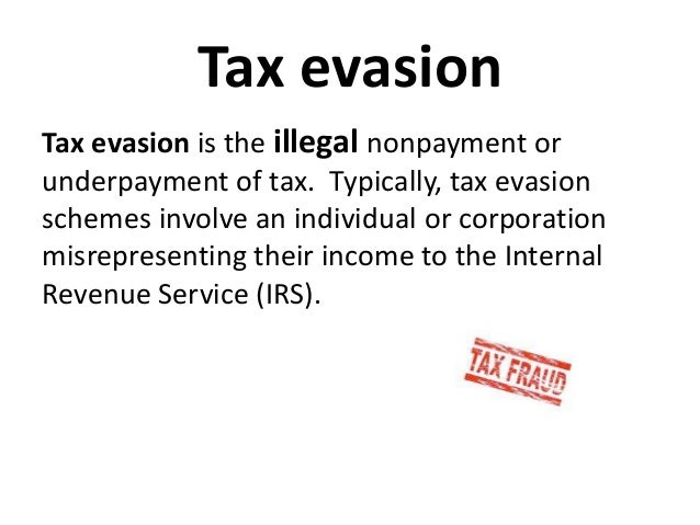 The difference between tax avoidance and tax evasion by david stewart…