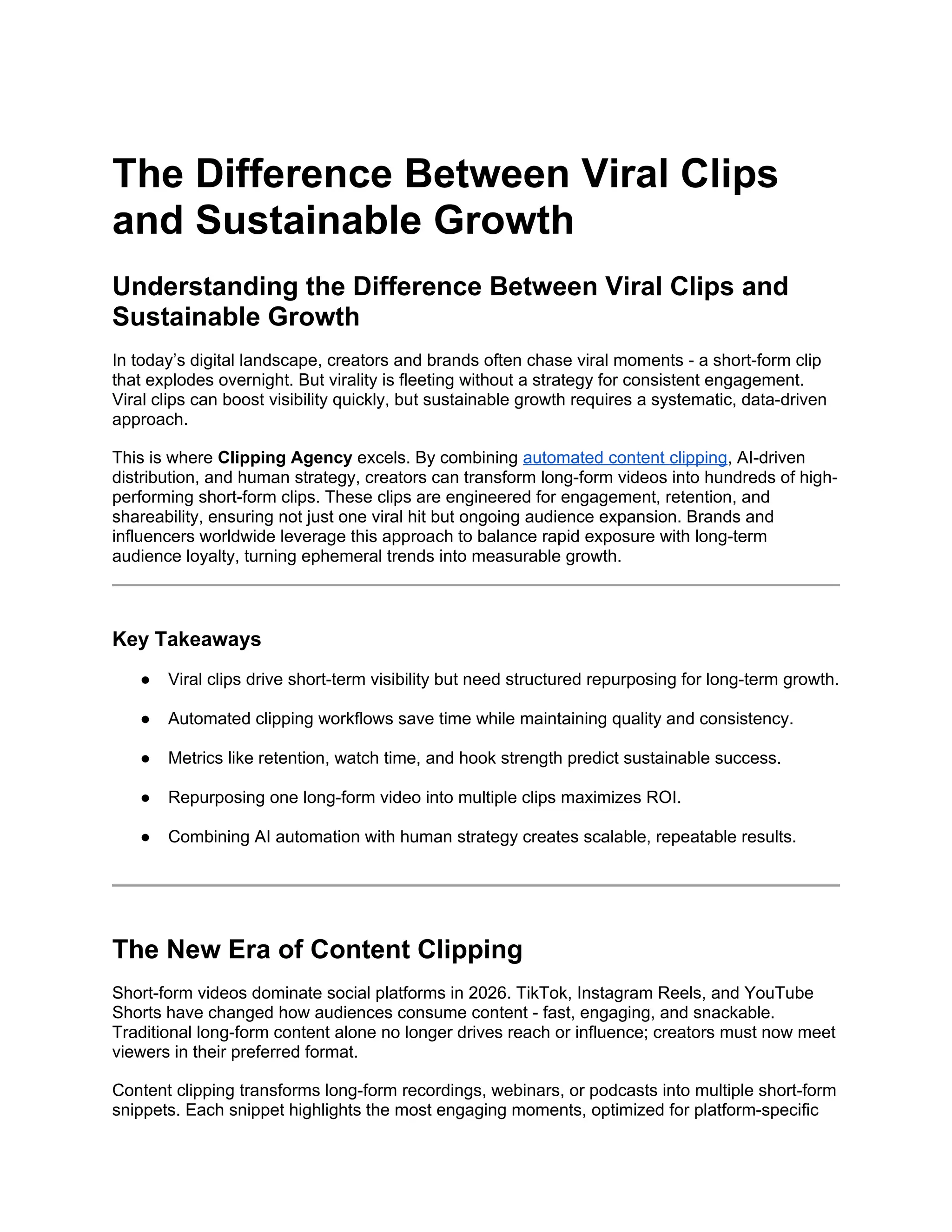 The Difference Between Viral Clips and Sustainable Growth.docx