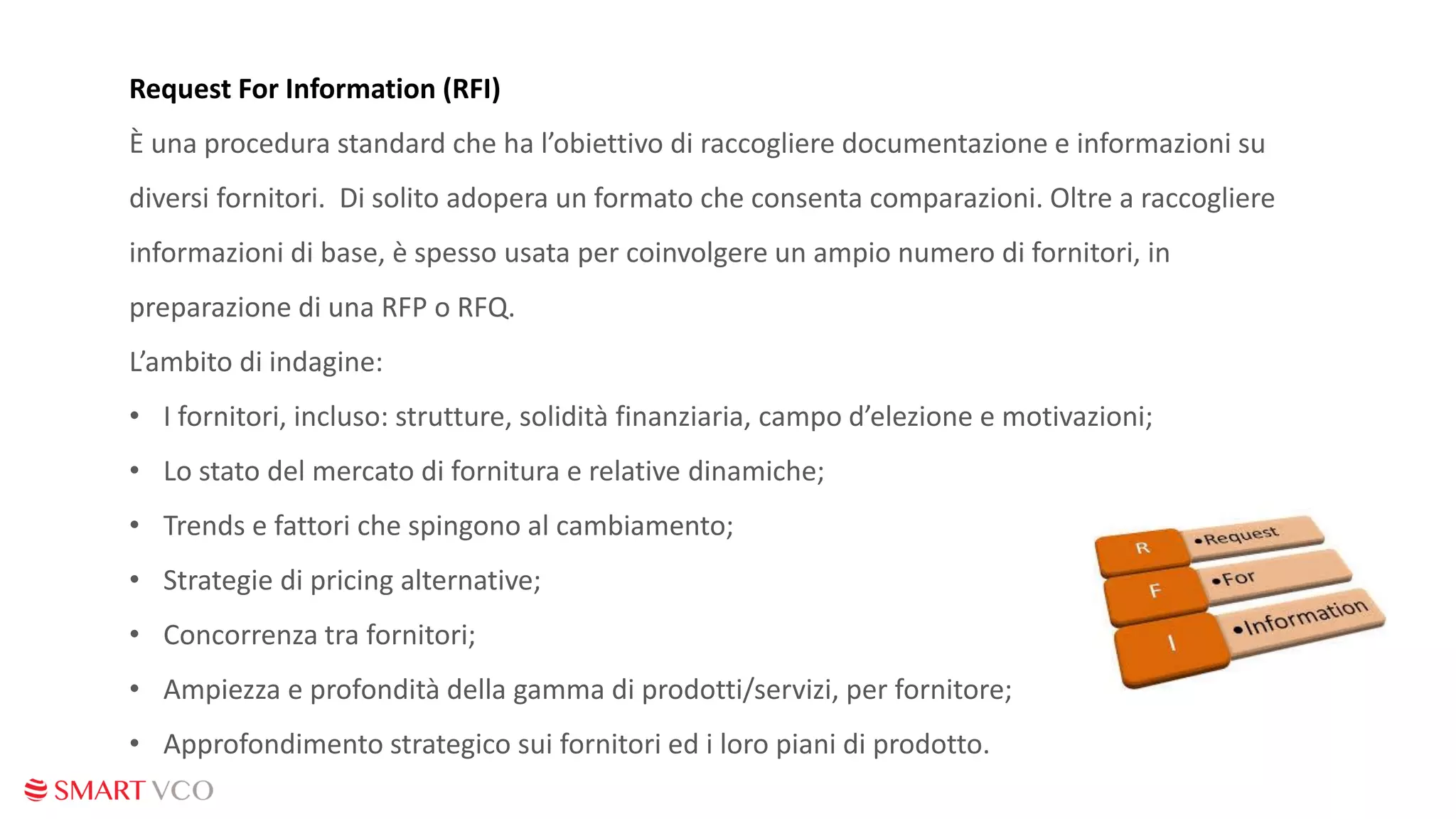 Differenze tra RFI RFQ RFT e RFP | PDF