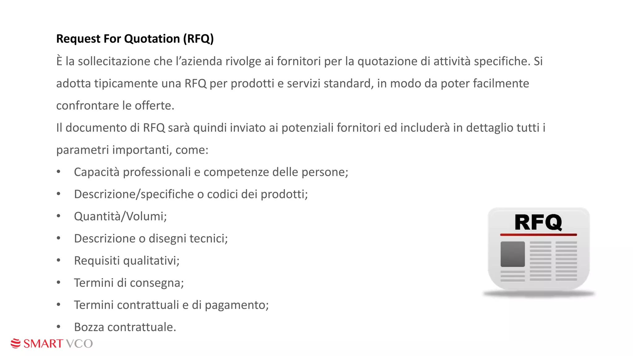 Differenze tra RFI RFQ RFT e RFP | PDF