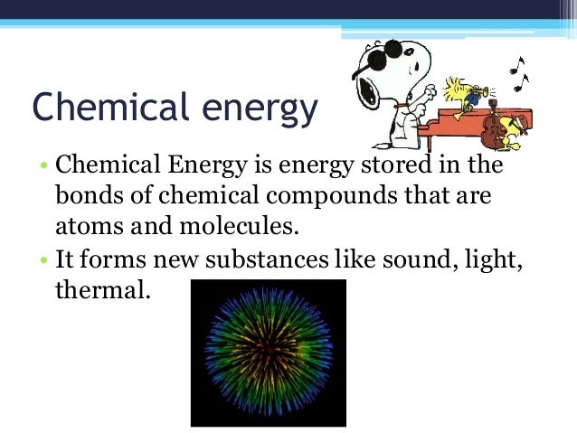 the different types of energy different types of energy