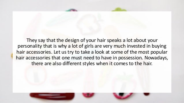 The Different Types Of Hair Clips