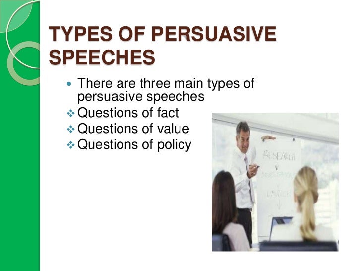 types of speeches