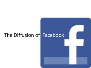 The Diffusion of Facebook
 