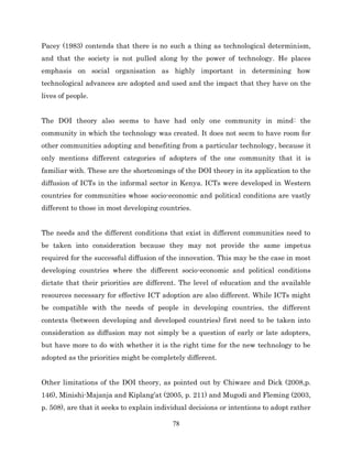 The diffusion of information and communication technology in the ...