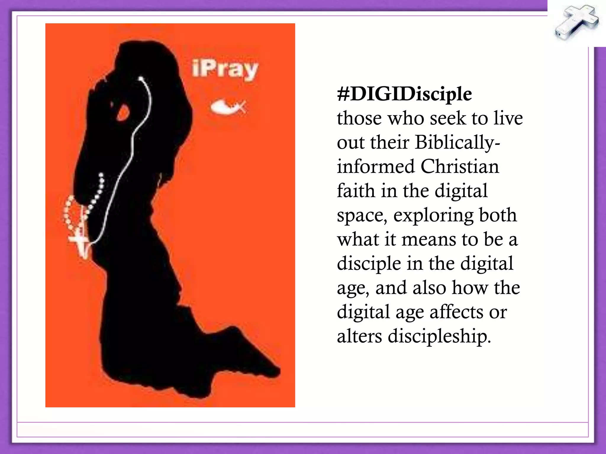 On the Emmaus Road, Jesus was
recognized in the breaking of bread rather
than in the exegesis of Scripture. That’s an
intriguing lesson to learn when so much of
the web and so much of digital
communication is about proclamation rather
than reception.
Phillips et al, 2013: 10
@drbexl
 
