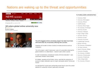 Nations are waking up to the threat and opportunnities

 