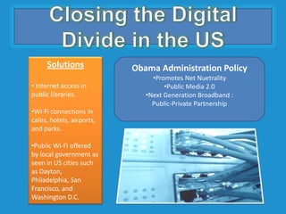 86%  ages 18-28 What Factors affect the spread of the Internet Globally?Political, Economic, and Technological Factors.Democratic governments, more sensitive to economic failure, are more likely to favor technological development because they promote economic growth.Because autocratic governments are less sensitive to economic fluctuation, they are less inclined to promote economic growth or even to view it as a threat. 